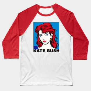 Kate Bush Comic Style Baseball T-Shirt